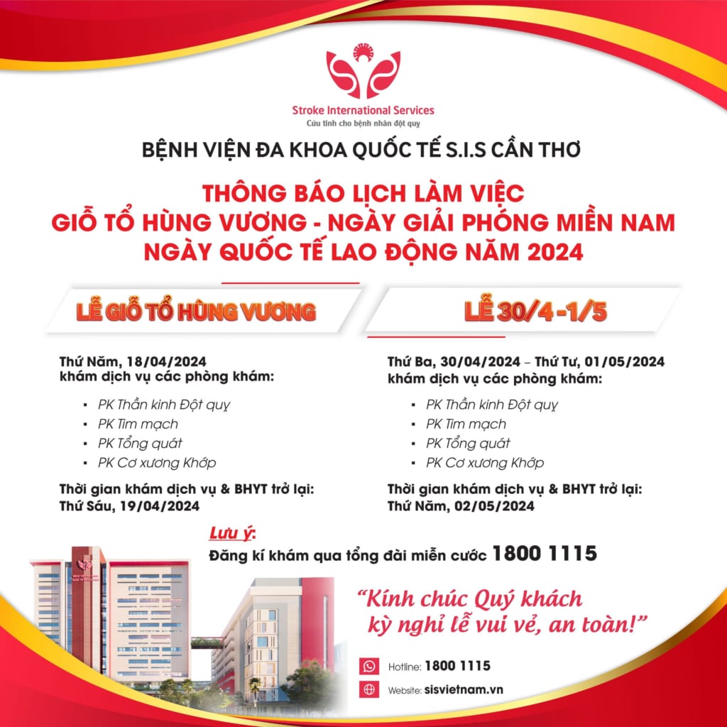 Lịch làm việc giỗ tổ Hùng Vương & Lễ 30/4 - 1/5/ 2024