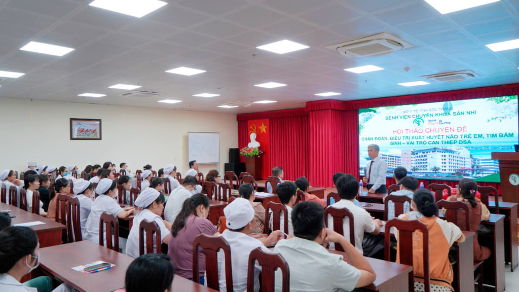 Chương trình Hội thảo “Chẩn đoán nguyên nhân và điều trị xuất huyết não trẻ em, tim bẩm sinh – vai trò can thiệp DSA”