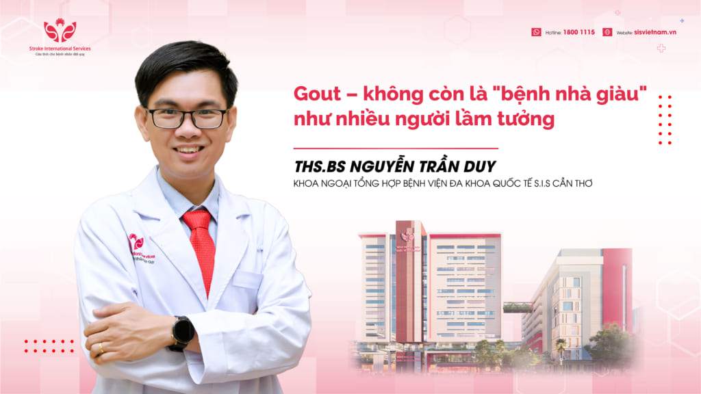 Gout – không còn là "bệnh nhà giàu" như nhiều người lầm tưởng