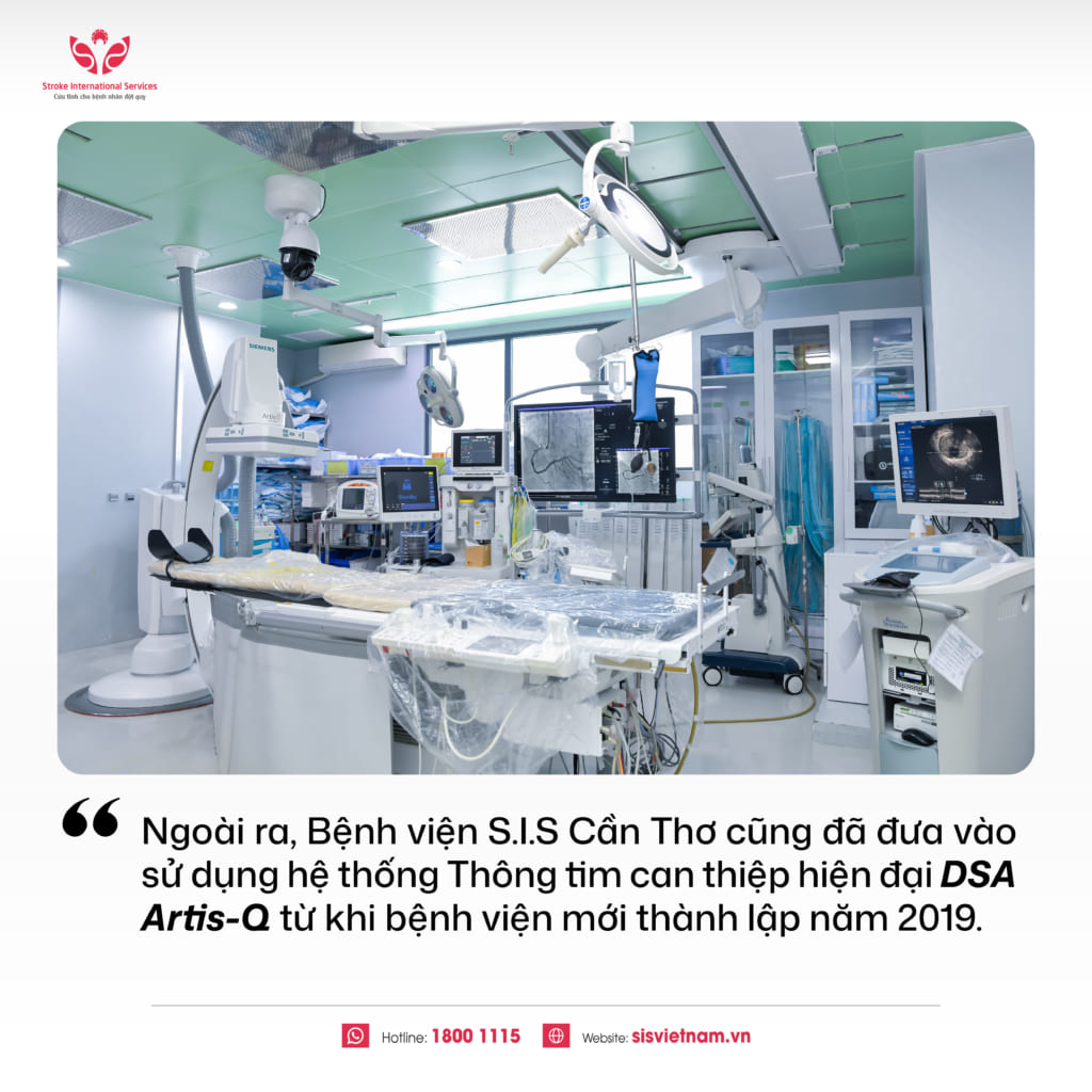 S.I.S ứng dụng “mắt thần” can thiệp DSA Artis Icono trong điều trị bệnh mạch máu
