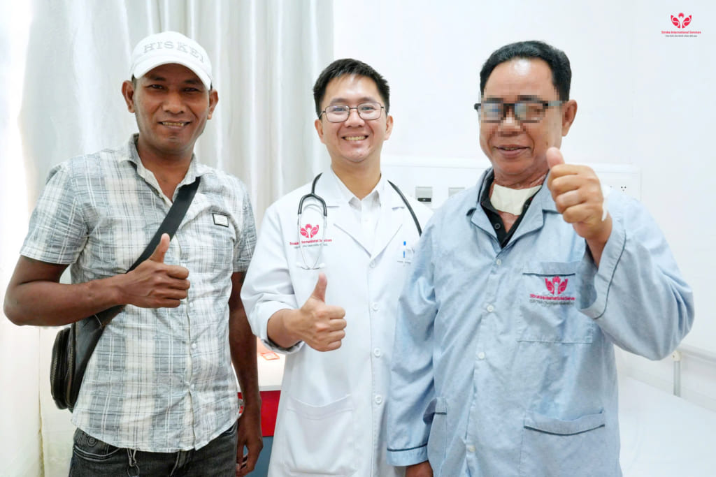 Mang khối hạch cổ sang Việt Nam, bệnh nhân Campuchia phát hiện ung thư tuyến giáp