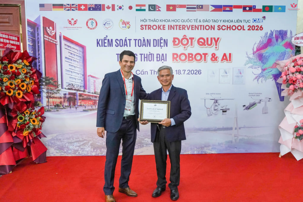 S.I.S Cần Thơ đạt chứng nhận “Trung tâm can thiệp đột quỵ xuất sắc” theo tiêu chuẩn Hoa Kỳ