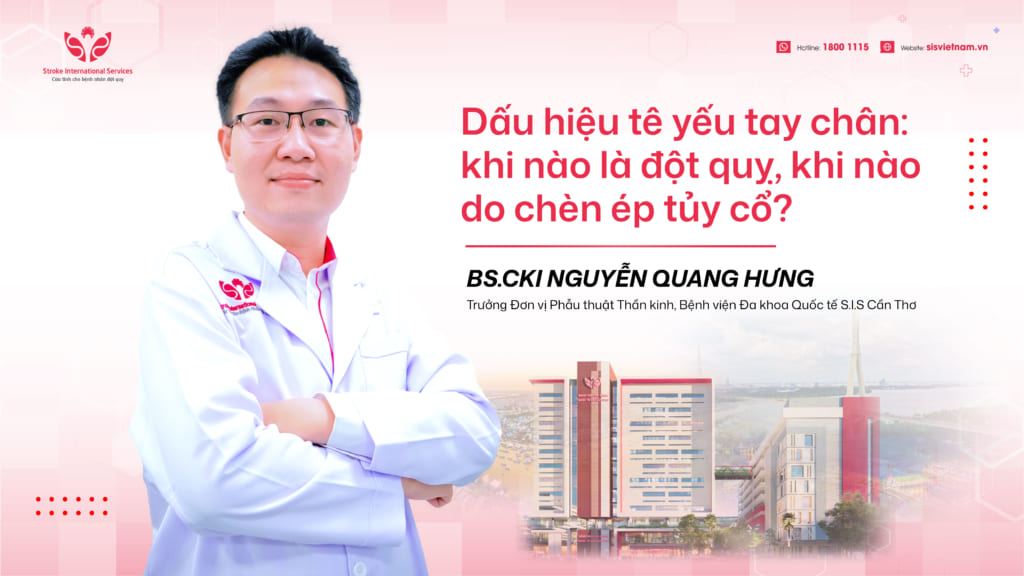 Chèn ép tủy cổ: Bệnh lý dễ bị nhầm với đột quỵ